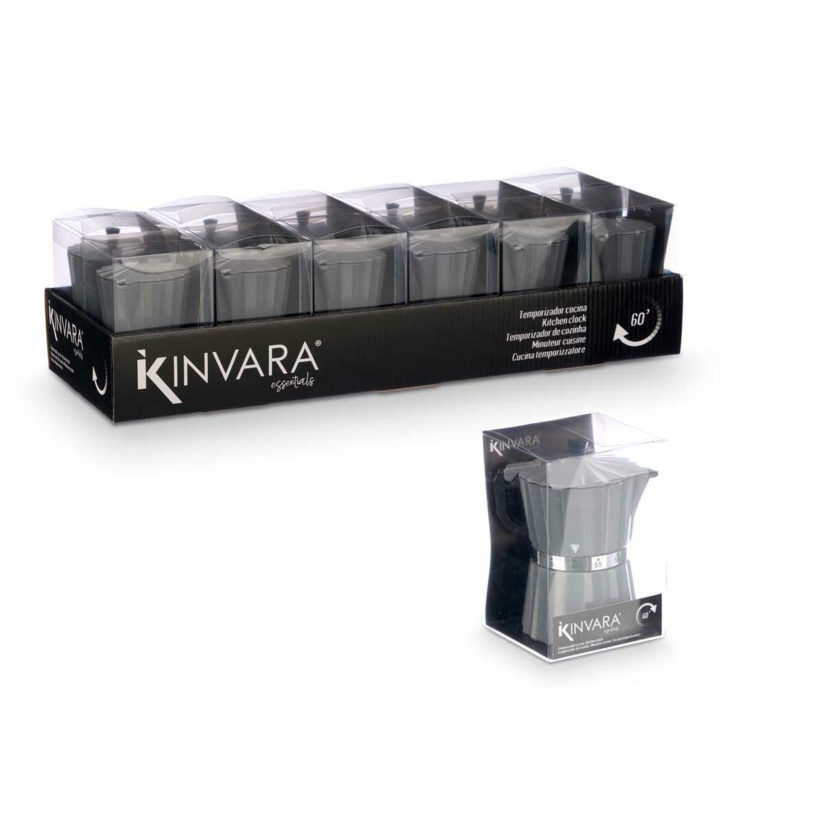 Kitchen Timer Kinvara 9 x 10,5 x 6,5 cm (12 Units)-2