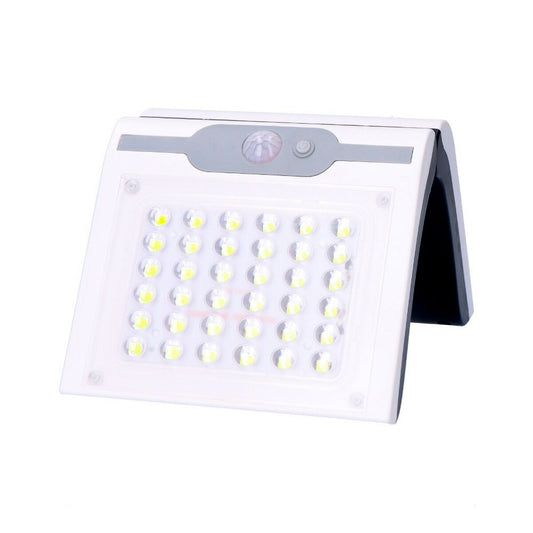 LED Wall Light EDM 31846 White 2 W 220 lm Solar Movement Sensor (6500 K)-0