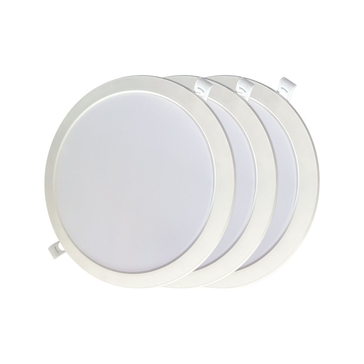 LED Downlight EDM 31567 18 W Ø 22 x 3,2 cm 3 Units (6400 K)-0