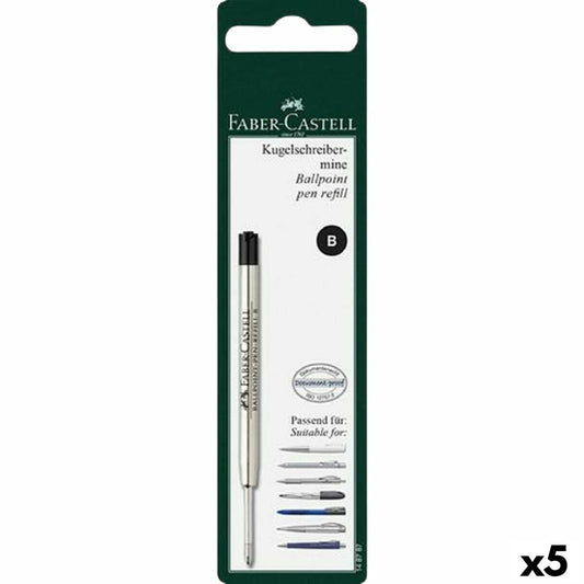 Replacements Faber-Castell Pen Black (5 Units)-0