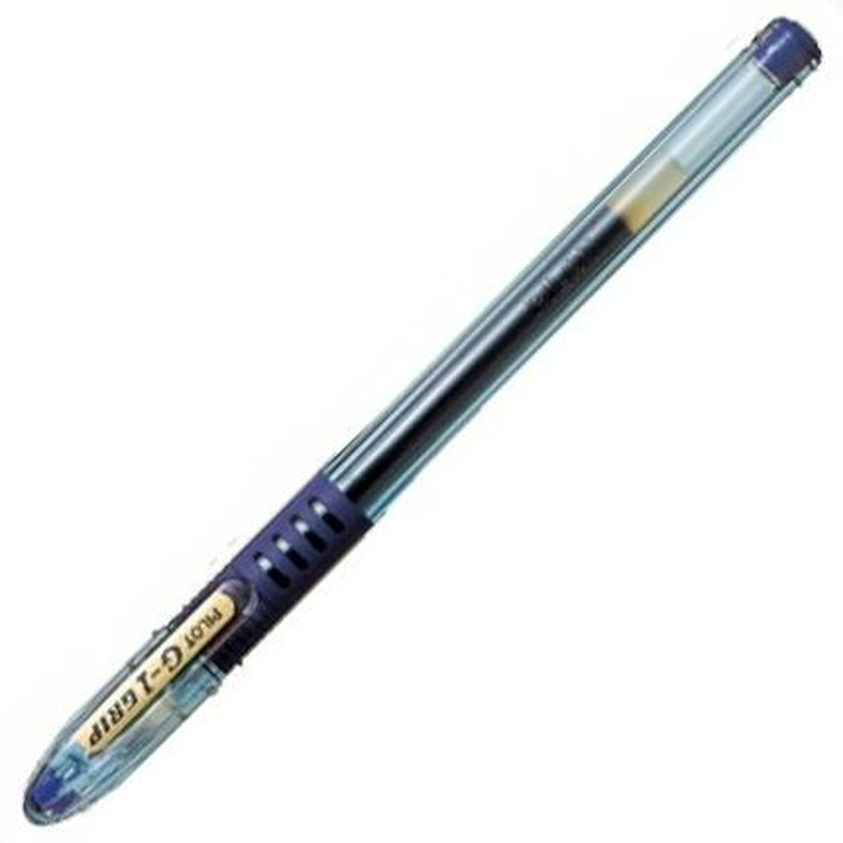 Gel pen Pilot G1 Grip Blue 0,32 mm (12 Units)-1