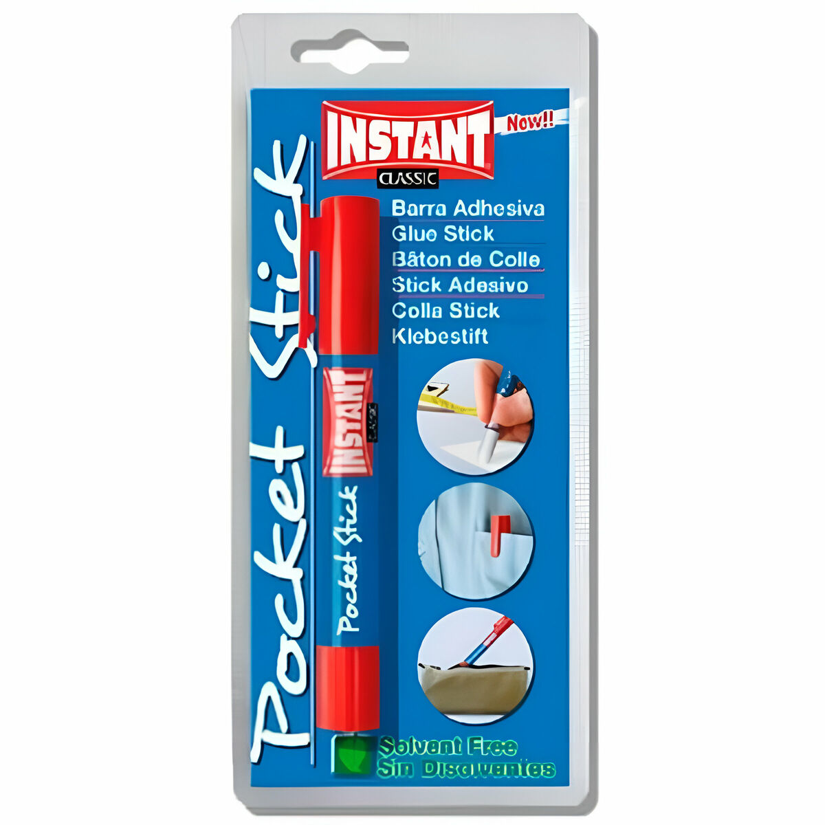 Glue stick INSTANT Pocket Stick Classic 5 g (12 Units)-2
