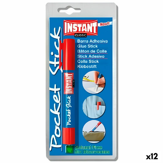 Glue stick INSTANT Pocket Stick Classic 5 g (12 Units)-0
