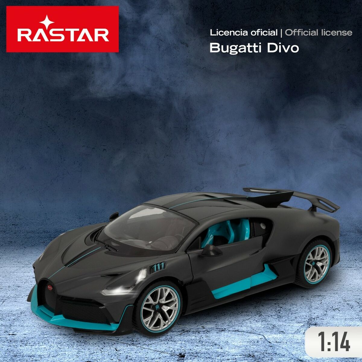 Remote-Controlled Car Bugatti Divo 1:14 Dark grey (2 Units)-4