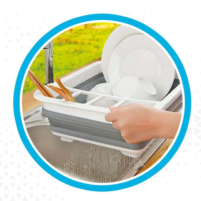 Folding Draining Rack for Kitchen Aktive 6 Units-3