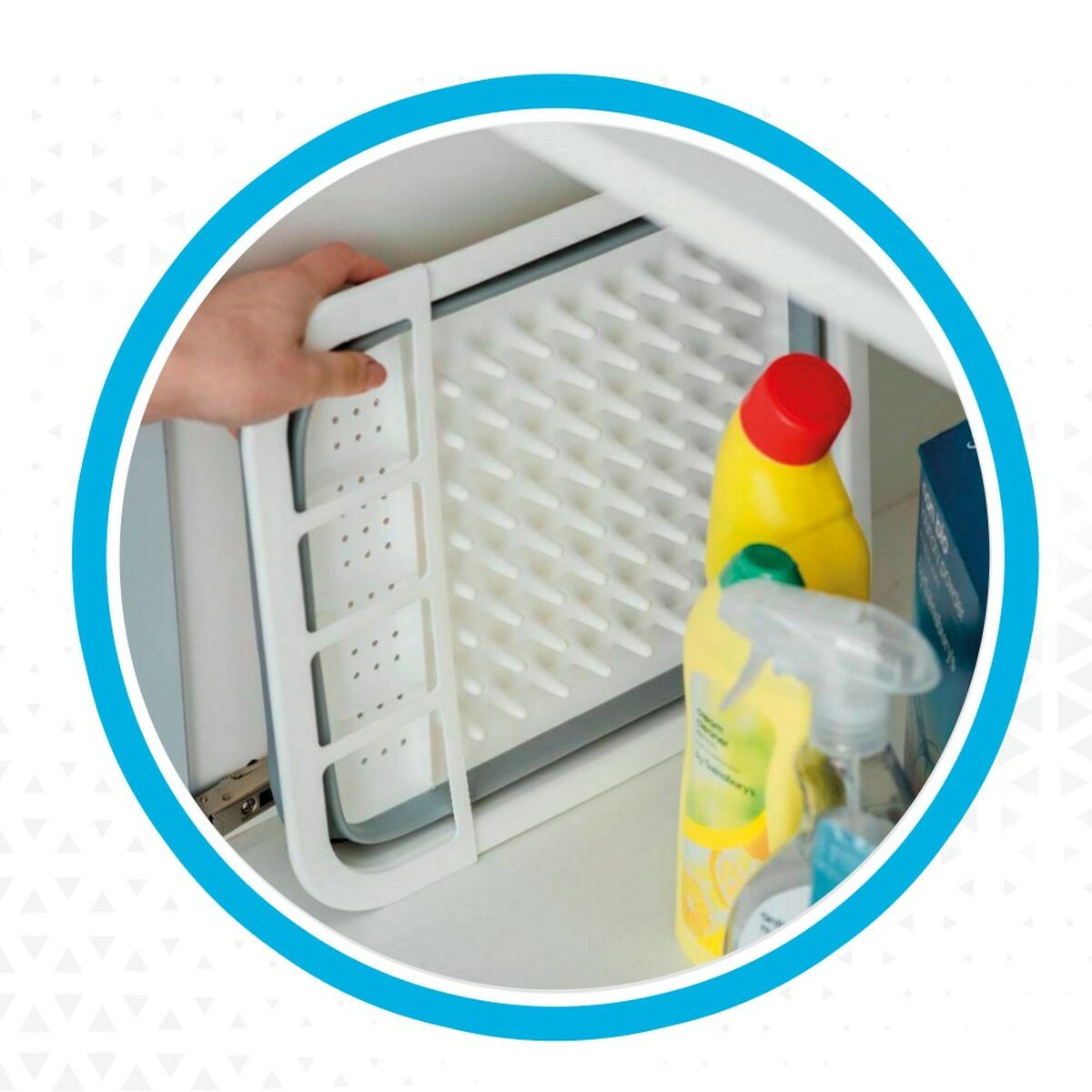 Folding Draining Rack for Kitchen Aktive 6 Units-2