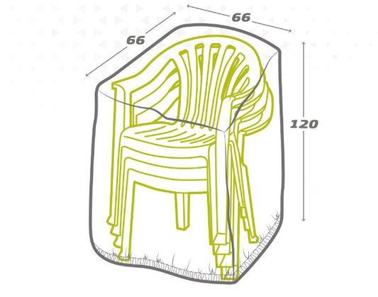 Chair Cover Aktive 66 x 120 x 66 cm (6 Units)-1