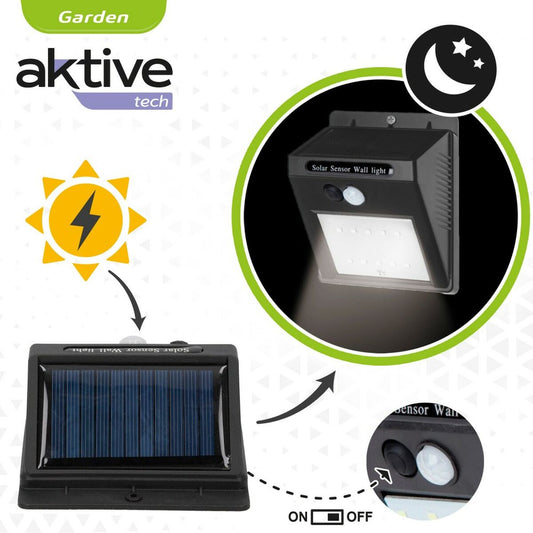 LED Light with Movement Sensor Aktive Plastic 9 x 12 x 5 cm (6 Units)-1