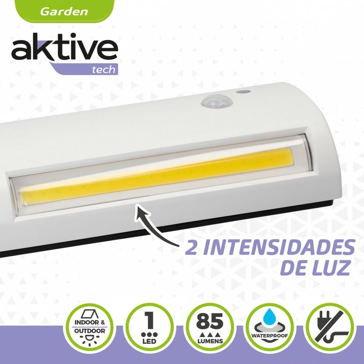 LED Lamp Aktive Wall Exterior Plastic (12 Units)-1