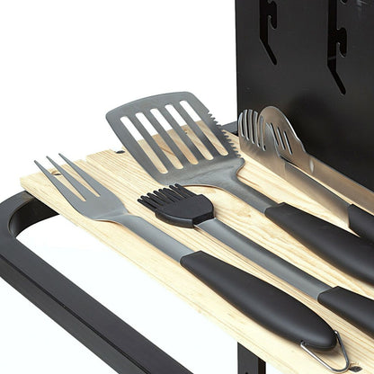 Barbecue Utensils Set Aktive 4 Pieces Barbecue Stainless steel 10 x 42 x 4 cm (4 Units)-5