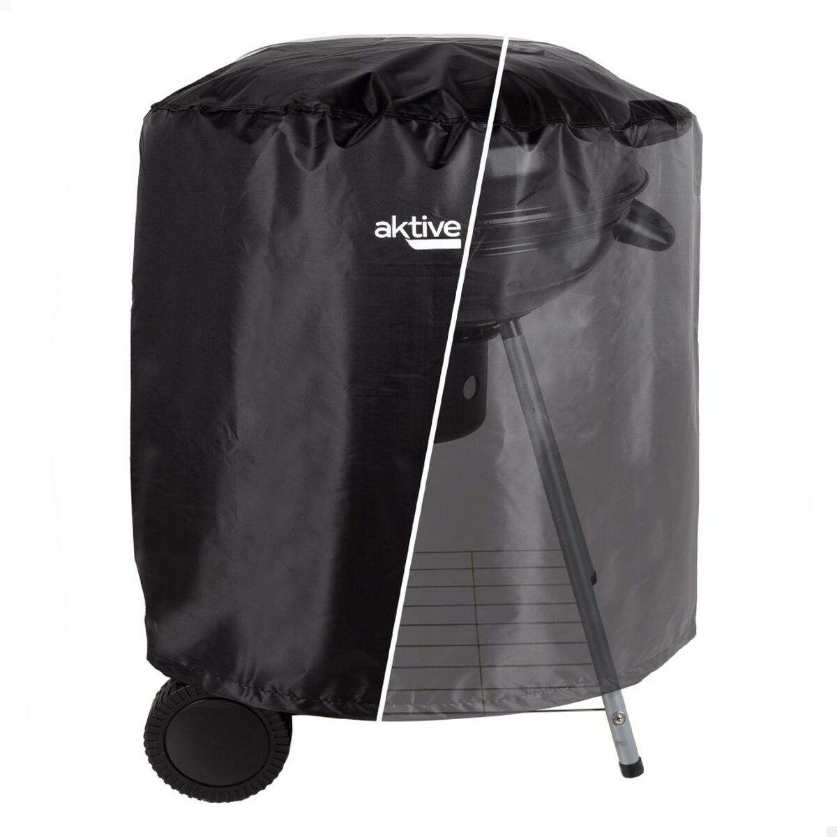 Protective Cover for Barbecue Aktive Black 6 Units 69,5 x 67 x 69,5 cm-6