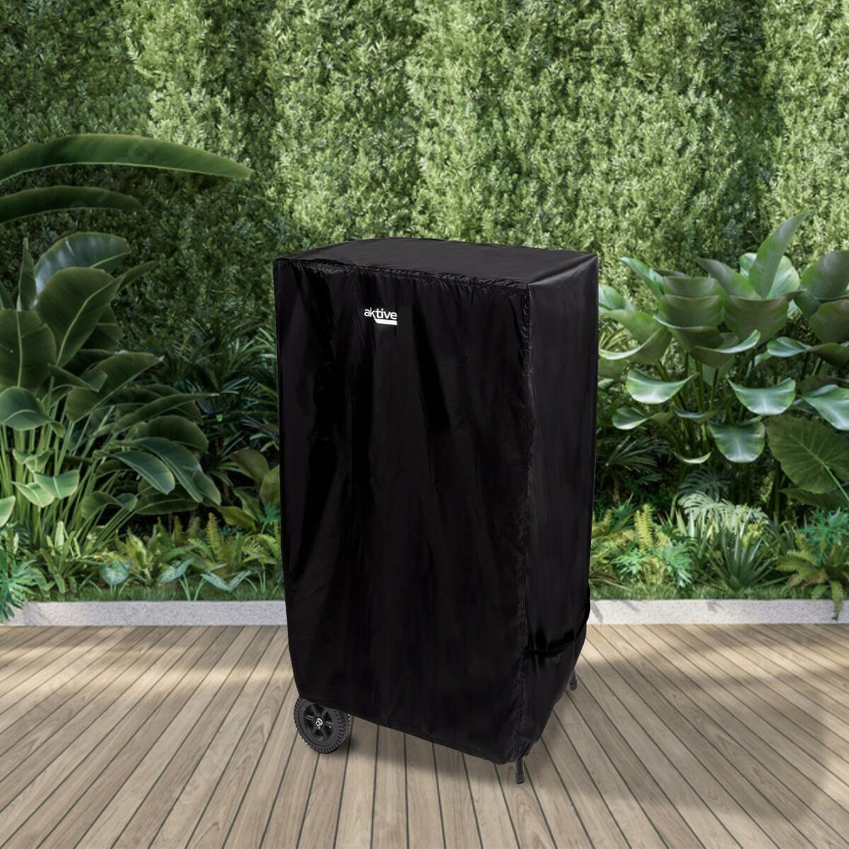 Protective Cover for Barbecue Aktive Black 6 Units 74,5 x 109 x 64,5 cm-5