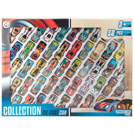 Vehicle Playset Speed & Go 7,5 x 2 x 3 cm (6 Units)-1