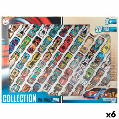 Vehicle Playset Speed & Go 7,5 x 2 x 3 cm (6 Units)-0