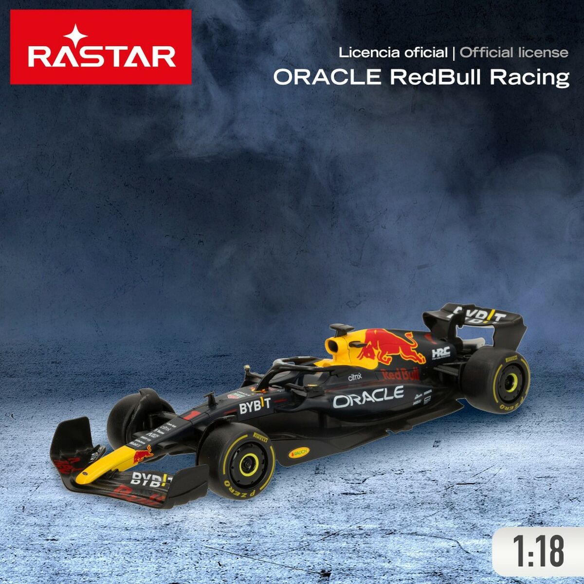 Remote-Controlled Car Red Bull Navy Blue 1:18 31 x 6,5 x 11 cm (4 Units)-5