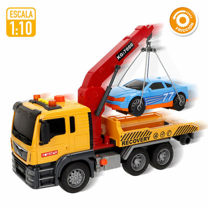 Crane Lorry Speed & Go 33 x 23 x 12 cm (4 Units)-5