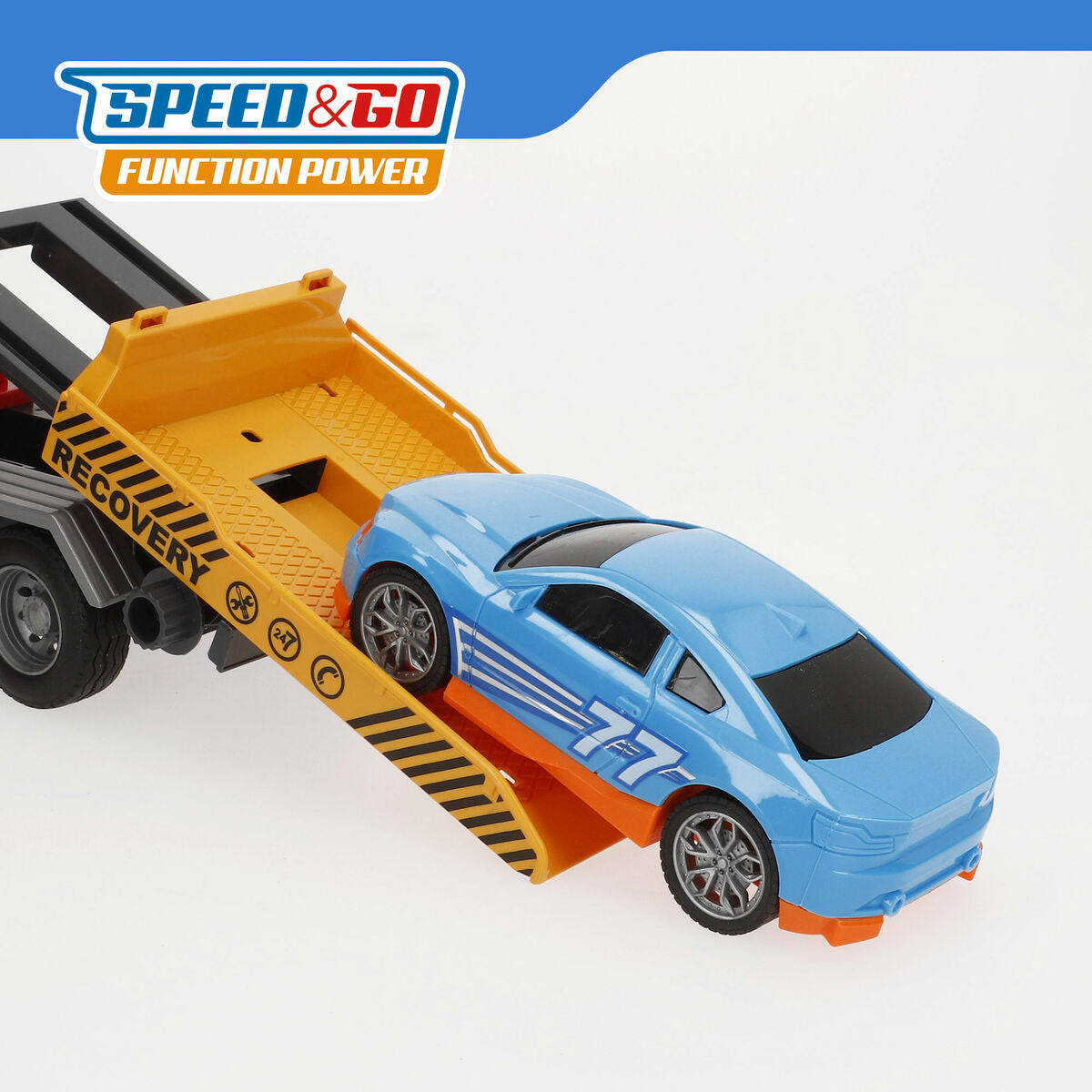 Crane Lorry Speed & Go 33 x 23 x 12 cm (4 Units)-1