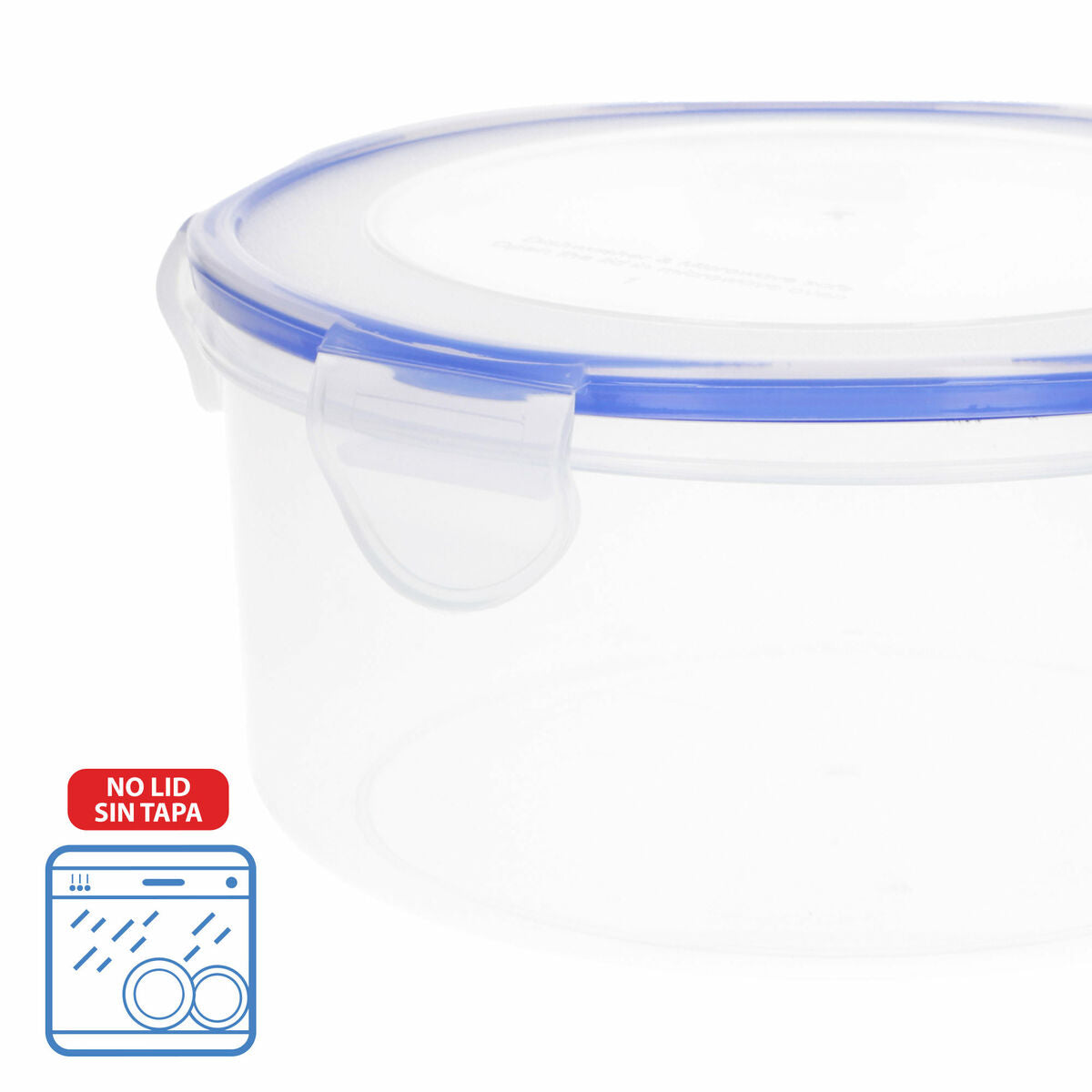 Set of Stackable Hermetically-sealed Kitchen Containers Max Home 23 x 11 x 23 cm 6 Units-2
