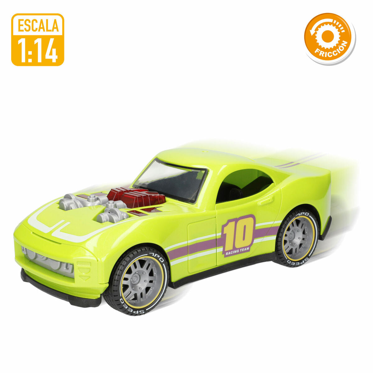 Friction Car Speed & Go 1:14 (6 Units)-5