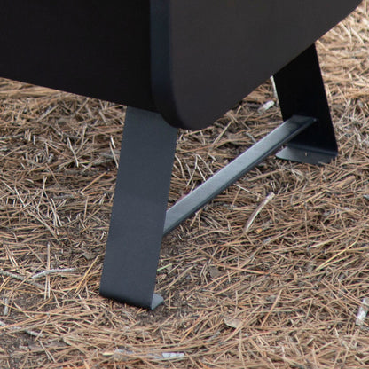 Barbecue Portable Aktive Steel 45 x 25 x 30 cm Black (2 Units)-2