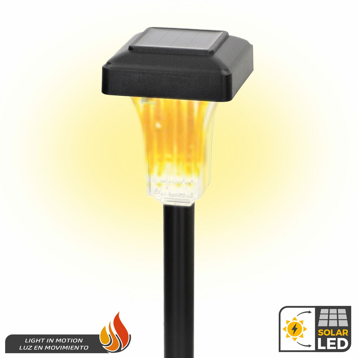 Solar lamp Aktive 6 x 33 x 6 cm (6 Units)-5