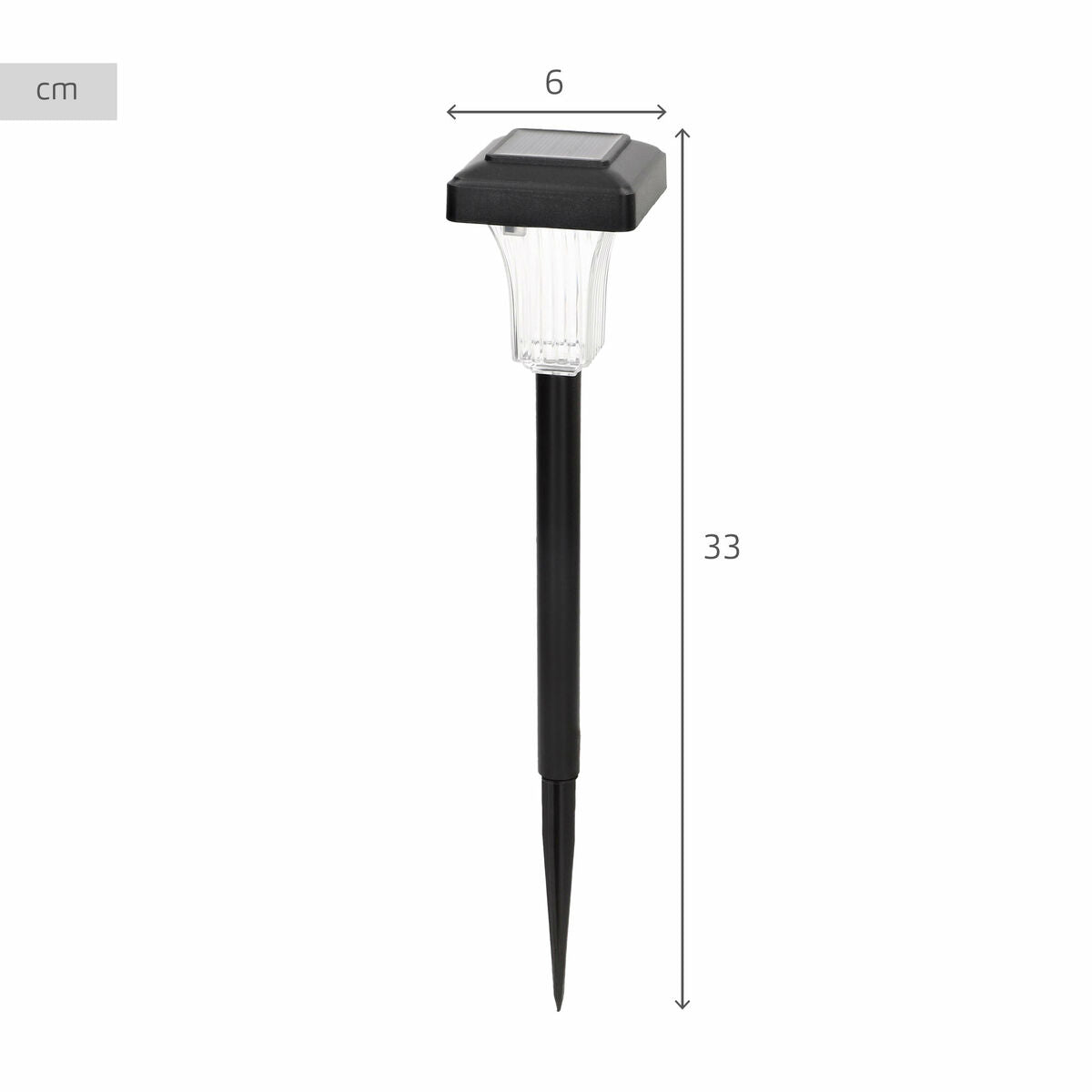 Solar lamp Aktive 6 x 33 x 6 cm (6 Units)-3