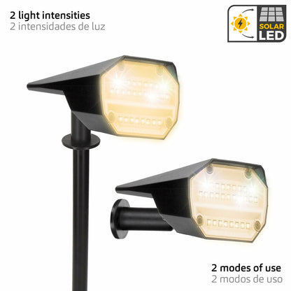 Solar lamp Aktive 8 x 37 x 11 cm (6 Units)-5