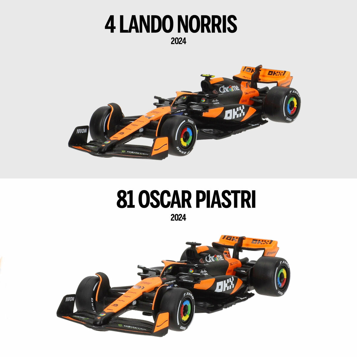 Toy car McLaren F1 2024 MCL38 (6 Units)-5