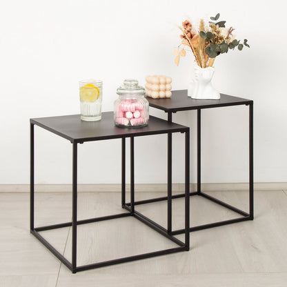 Set of 2 tables Max Home 38 x 37 x 38 cm (2 Units)-5