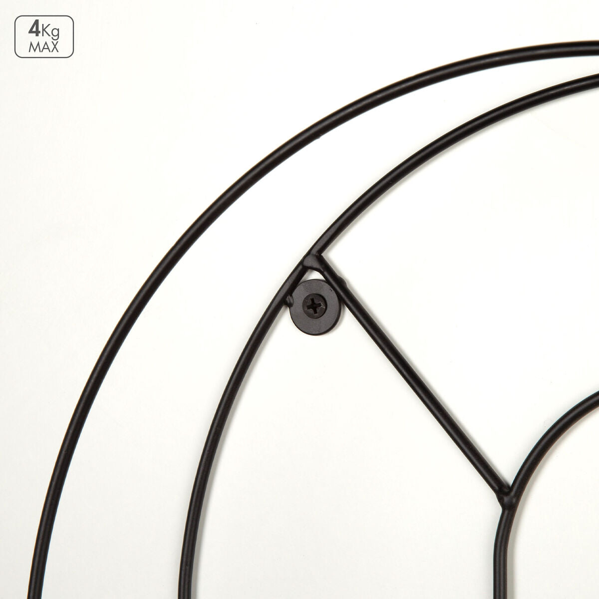 Shelves Max Home Iron MDF Wood 35 X 45 X 10 CM (6 Units)-4