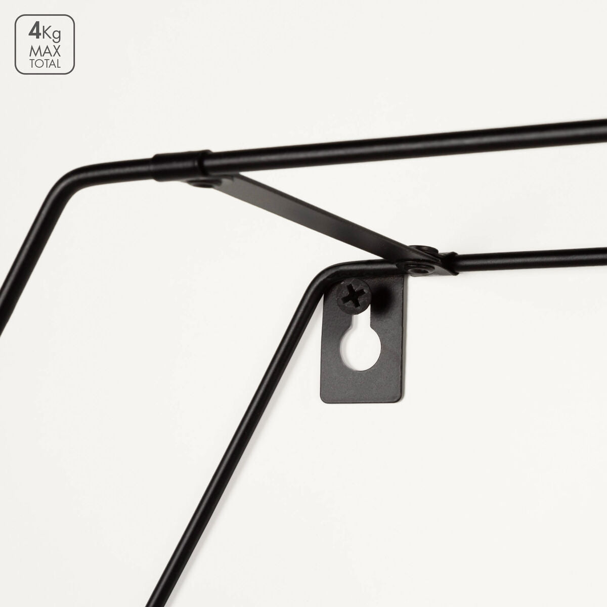 Shelves Max Home Iron MDF Wood 30 X 27 X 10 CM (6 Units)-4