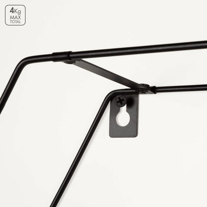 Shelves Max Home Iron MDF Wood 30 X 27 X 10 CM (6 Units)-4