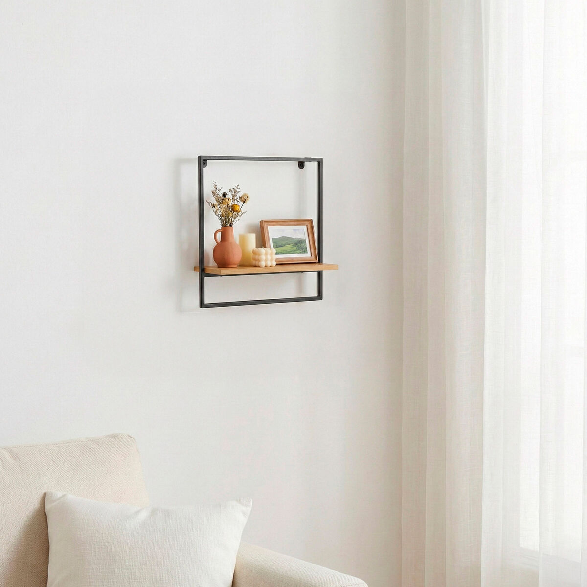 Shelve Max Home Iron MDF Wood 35 x 35 x 12 cm (6 Units)-5