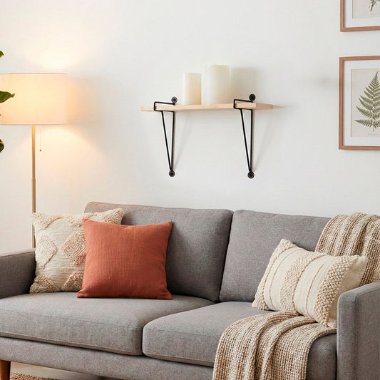 Shelve Max Home Iron MDF Wood 40 X 20 X 14,5 CM (6 Units)-1