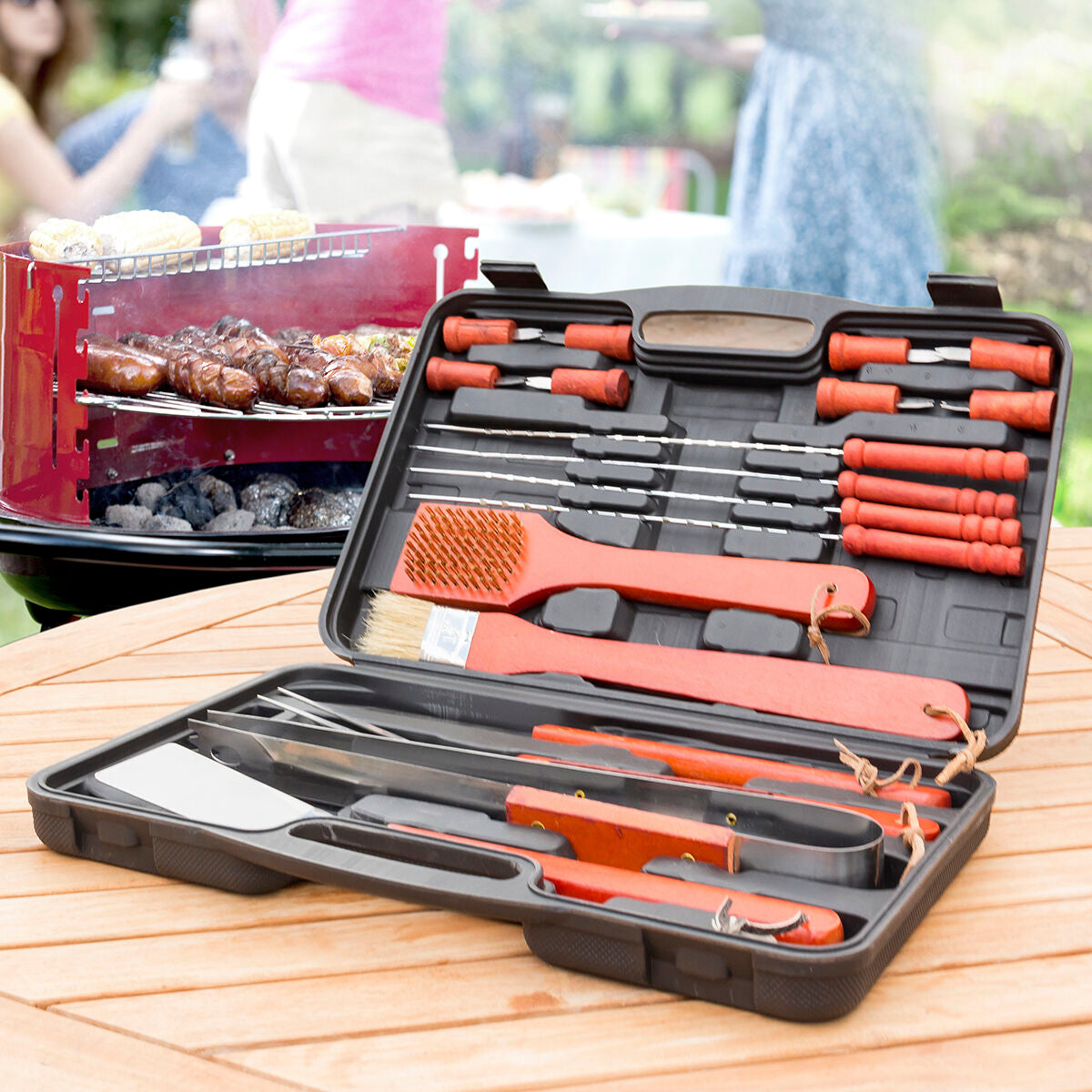 Barbecue Case Barbecase InnovaGoods 18 Pieces-0