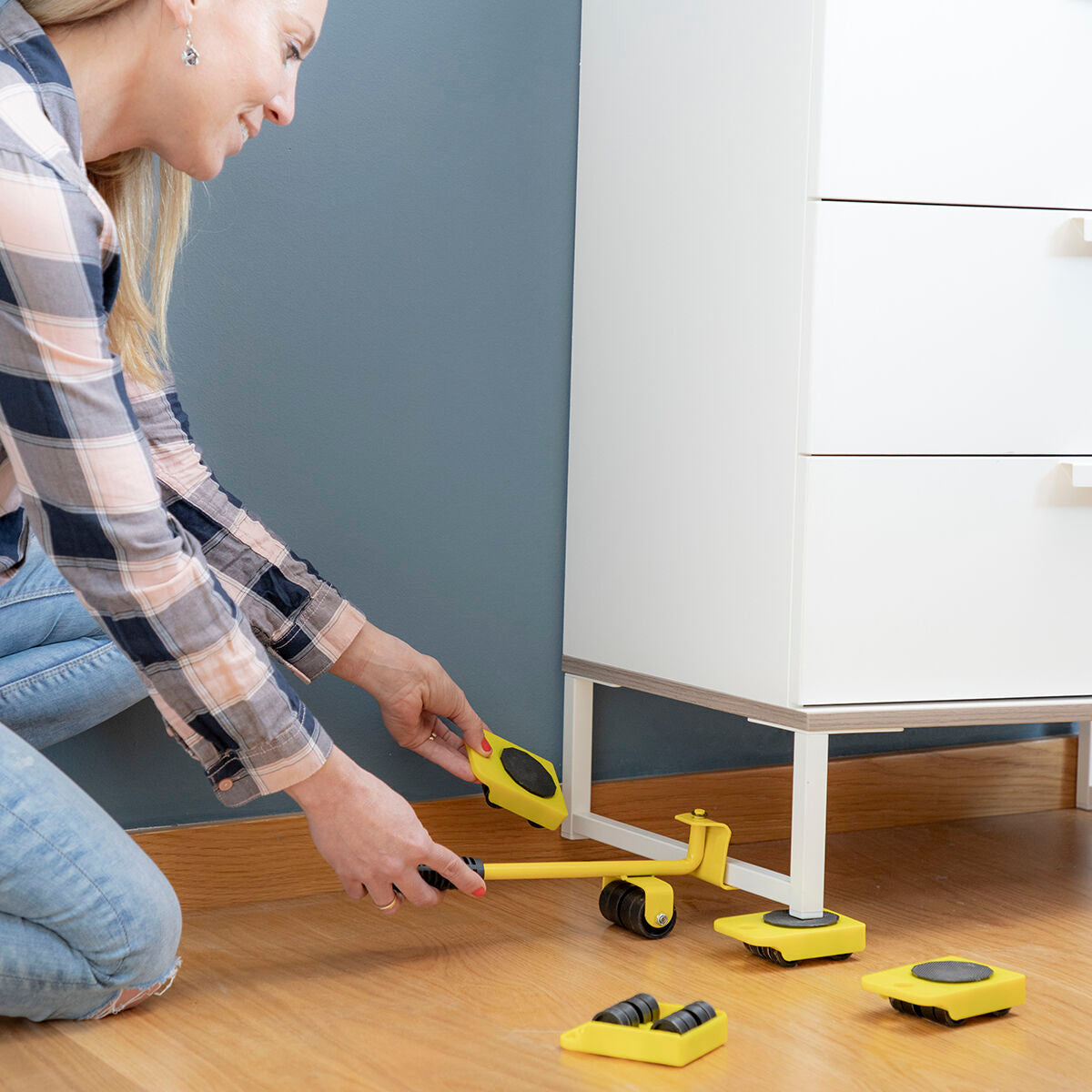 Lifting and Transport Tool HeavEasy InnovaGoods 5 Pieces-12