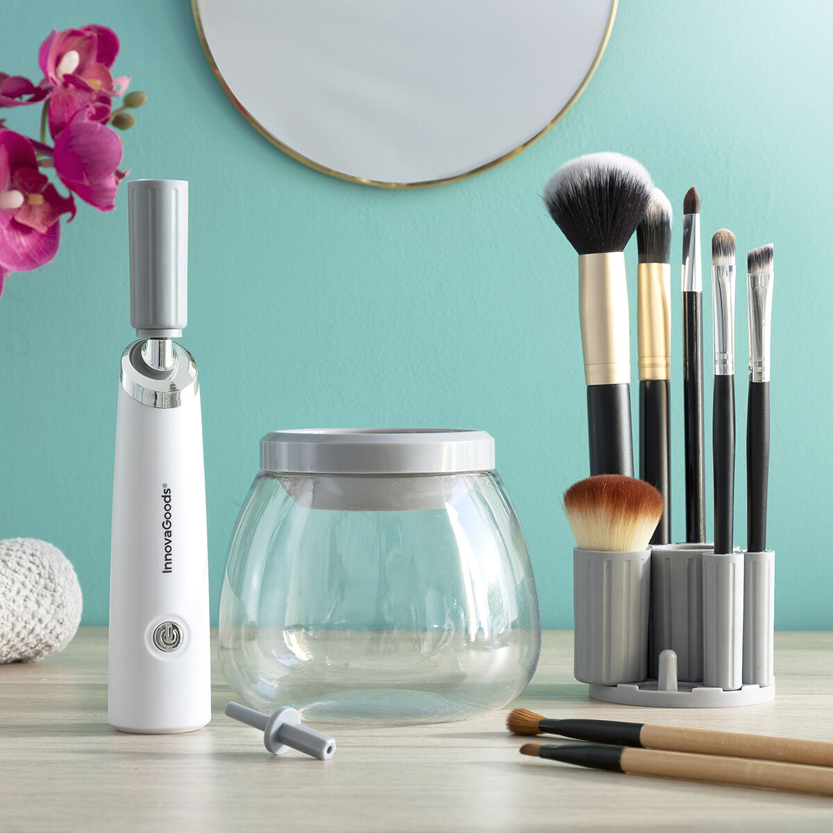 Automatic Make-up Brush Cleaner and Dryer Maklin InnovaGoods-12