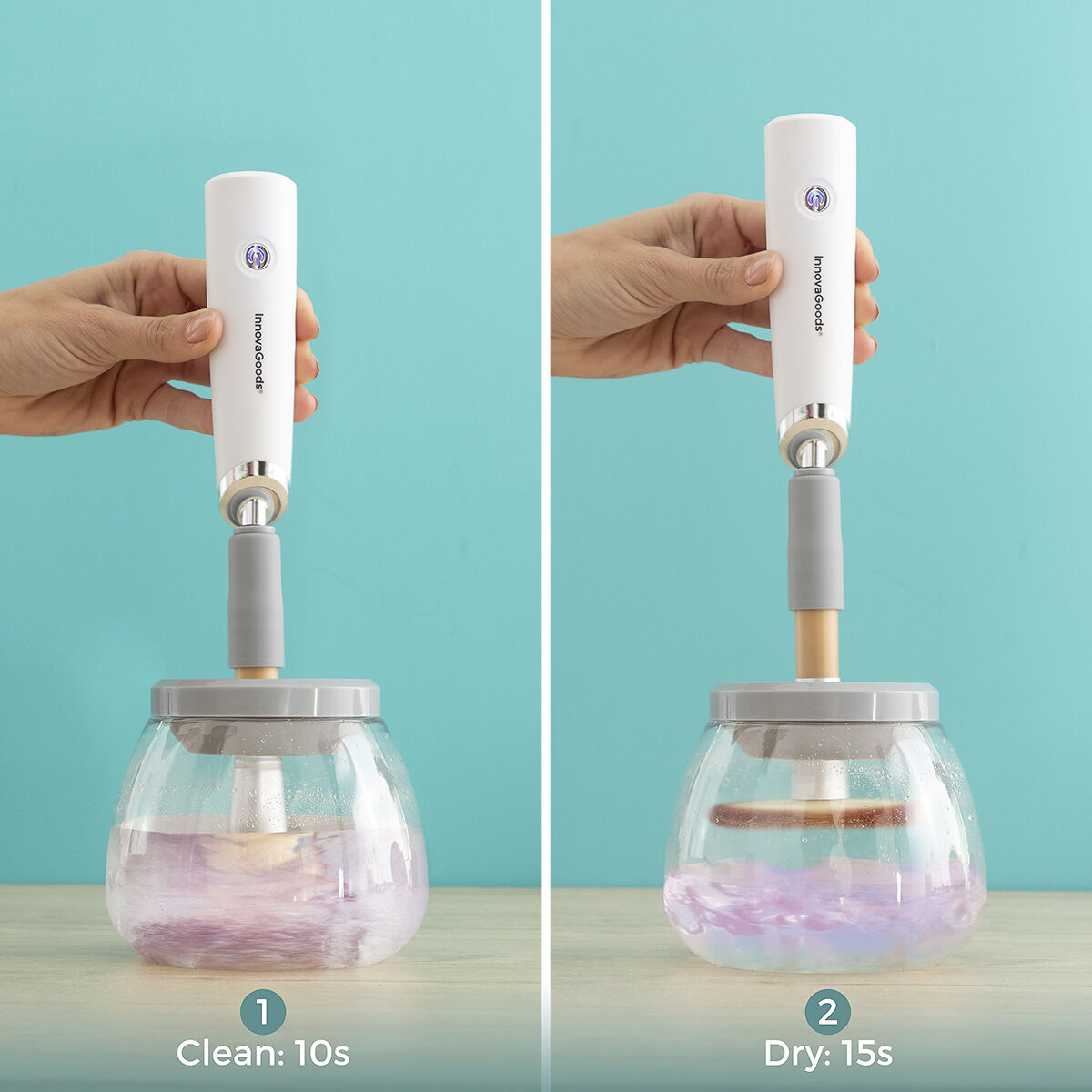 Automatic Make-up Brush Cleaner and Dryer Maklin InnovaGoods-10