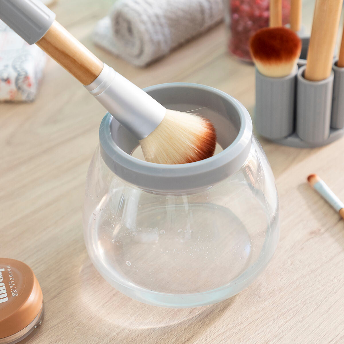 Automatic Make-up Brush Cleaner and Dryer Maklin InnovaGoods-4