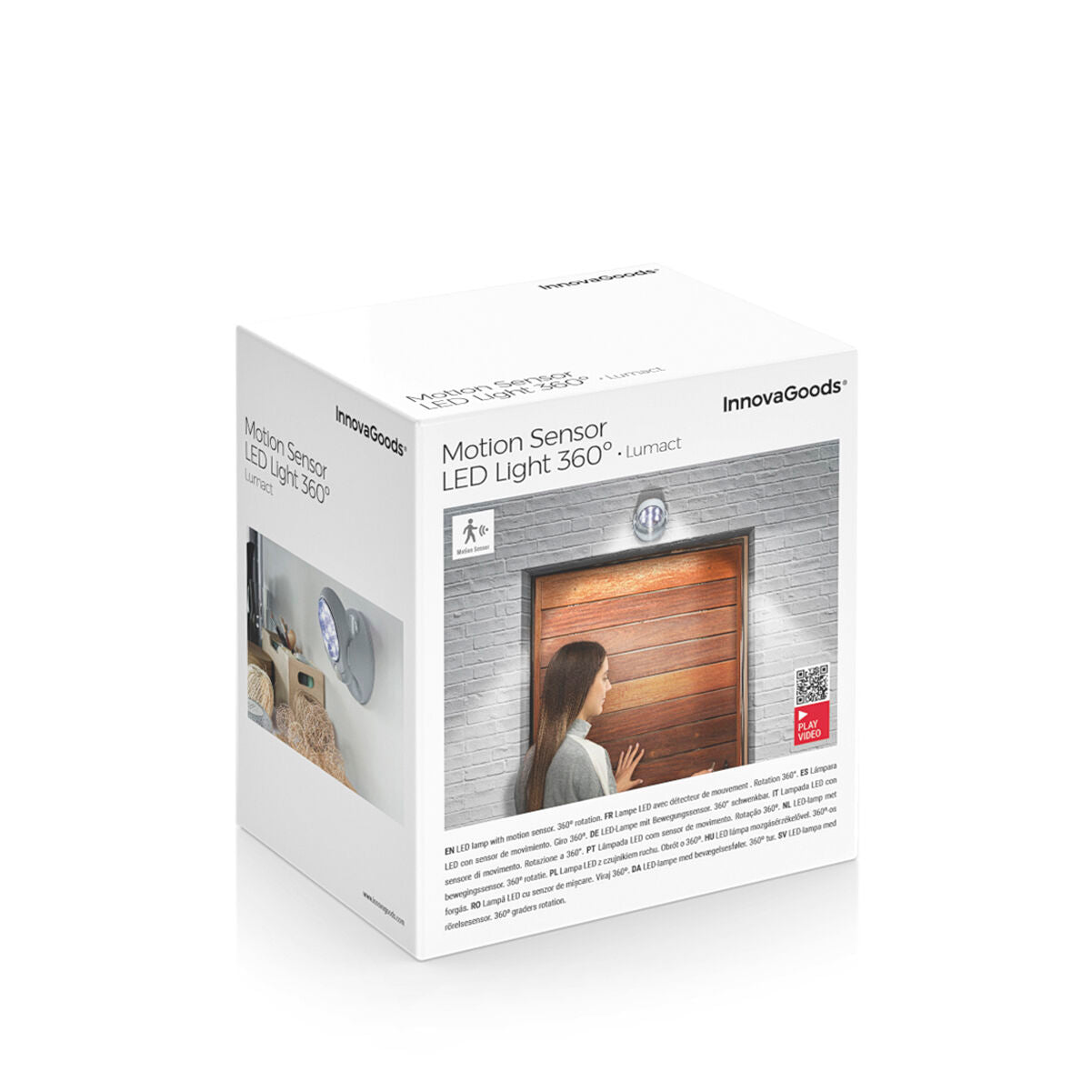 Motion Sensor LED Lamp Lumact 360º InnovaGoods-1