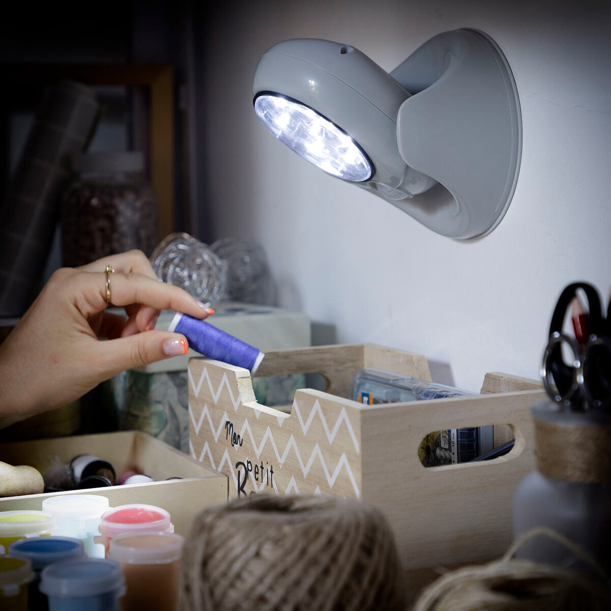 Motion Sensor LED Lamp Lumact 360º InnovaGoods-7