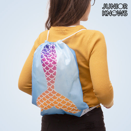 Junior Knows Mermaid Drawstring Bag-0