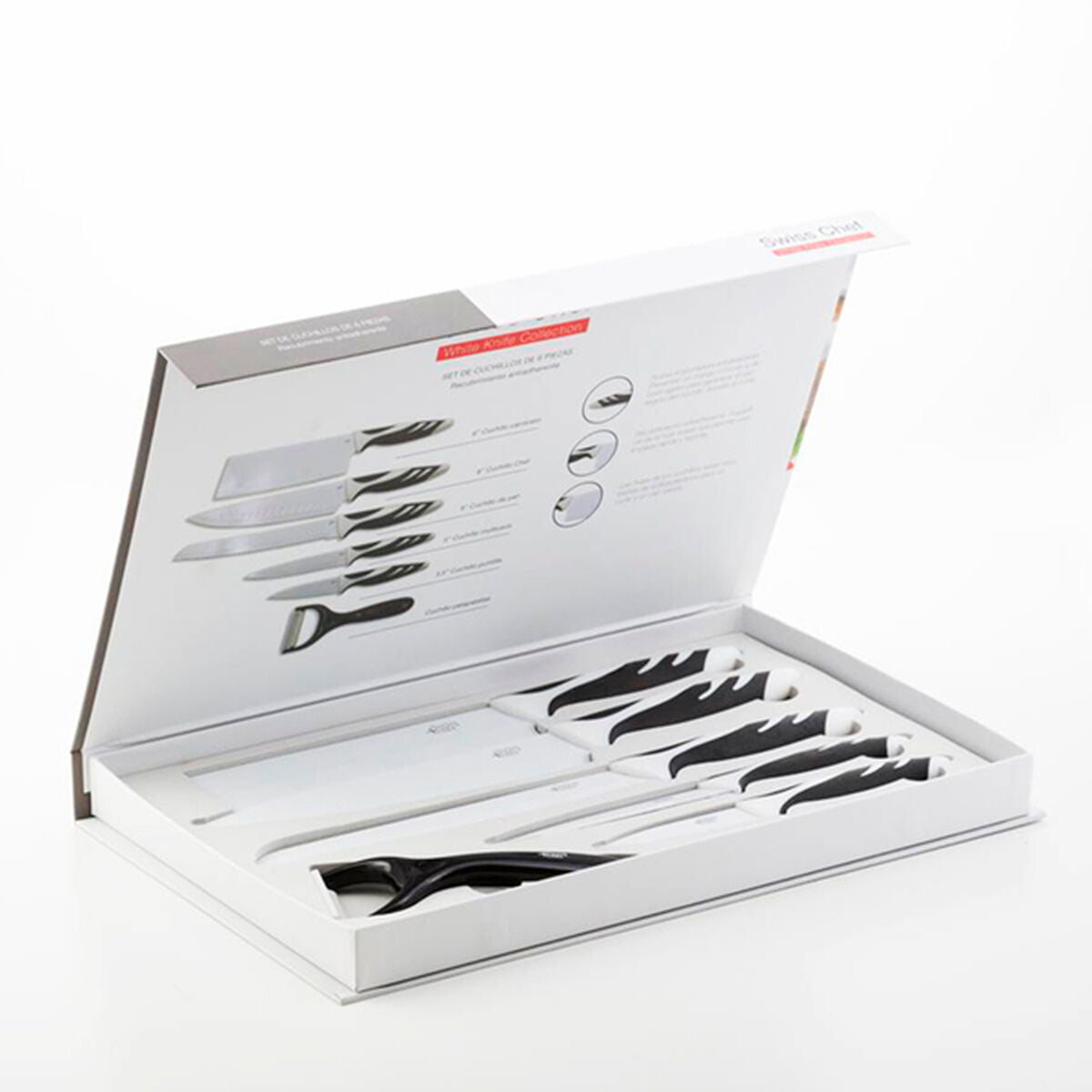 Knife Set Bravissima Kitchen Swiss Chef (6 pcs)-3