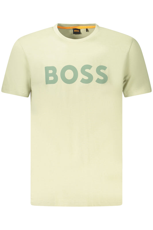 BOSS SHORT SLEEVE T-SHIRT MEN GREEN-0