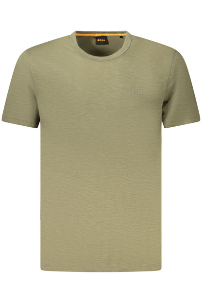 BOSS SHORT SLEEVE T-SHIRT MEN GREEN-0