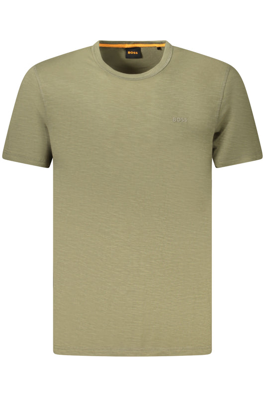 BOSS SHORT SLEEVE T-SHIRT MEN GREEN-0