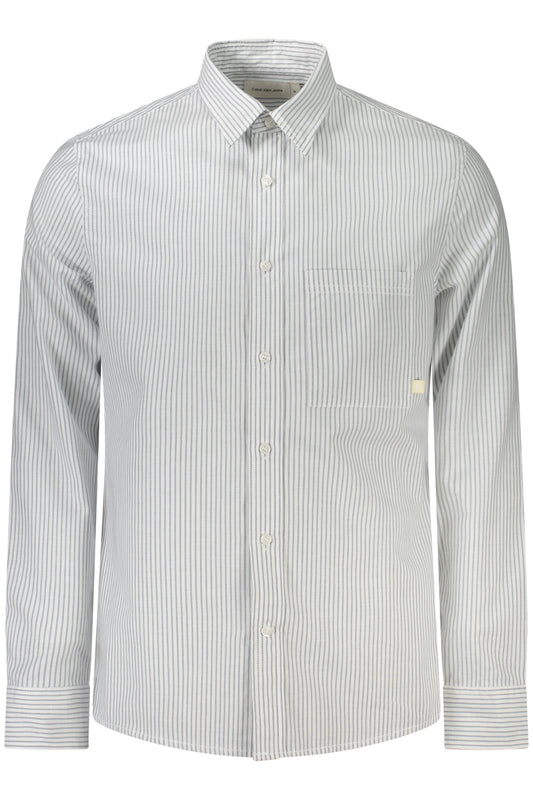 CALVIN KLEIN LONG SLEEVE SHIRT MEN WHITE-0