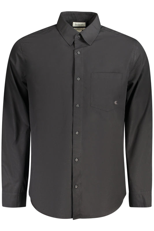 CALVIN KLEIN LONG SLEEVE SHIRT MEN BLACK-0