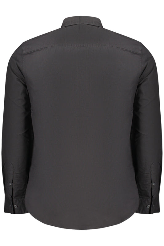 CALVIN KLEIN MEN'S LONG-SLEEVED SHIRT BLACK-1