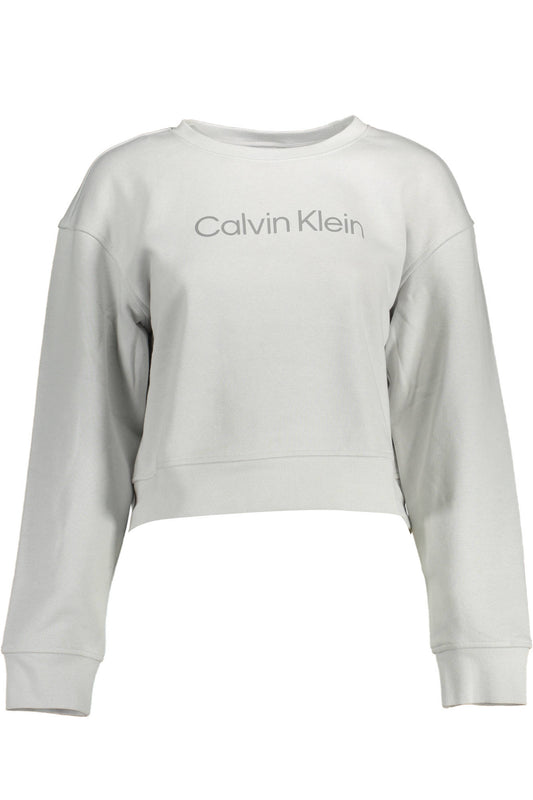 CALVIN KLEIN SWEATSHIRT WITHOUT ZIP WOMAN GRAY-0